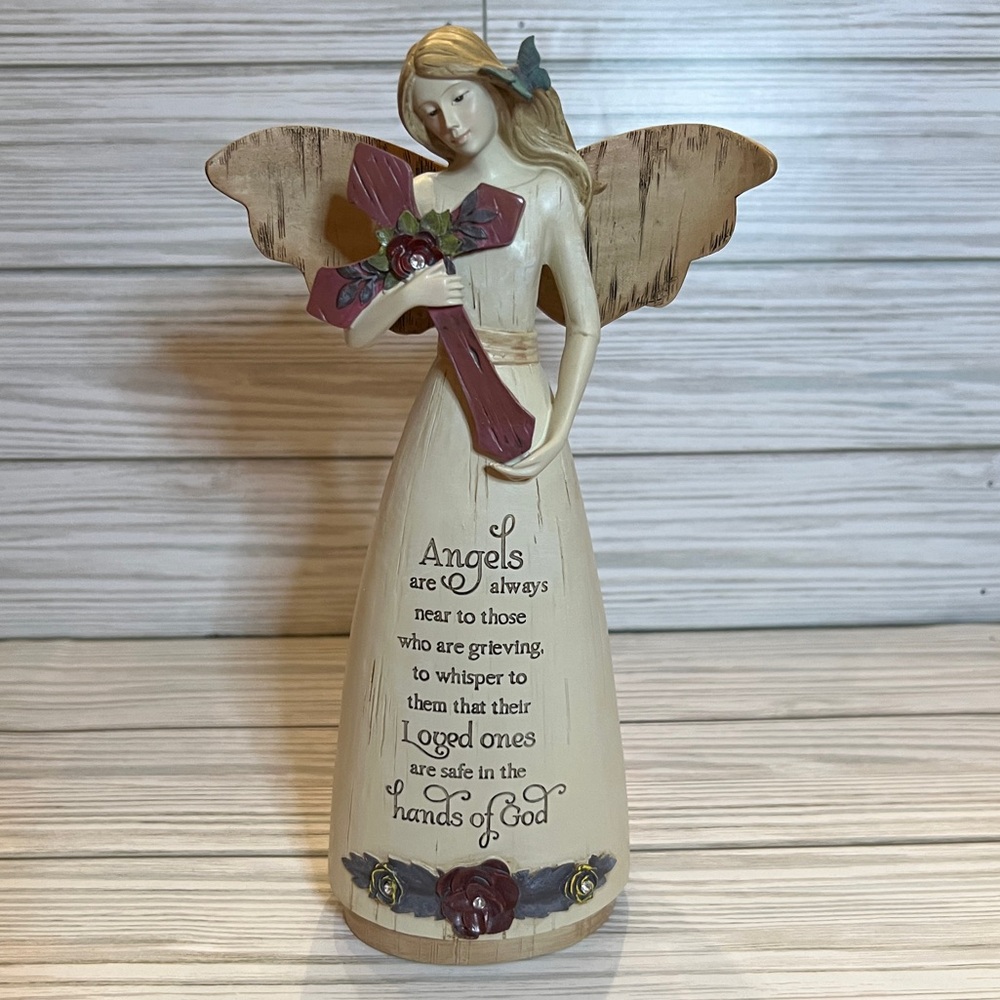 ❗️NEW IN BOX❗️Simple Spirits Angel Statue with Sympathy Message
